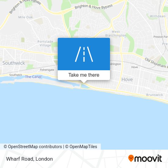 Wharf Road map
