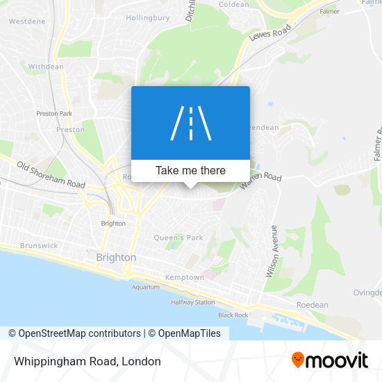 Whippingham Road map