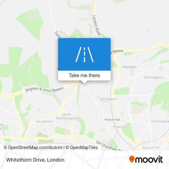 Whitethorn Drive map
