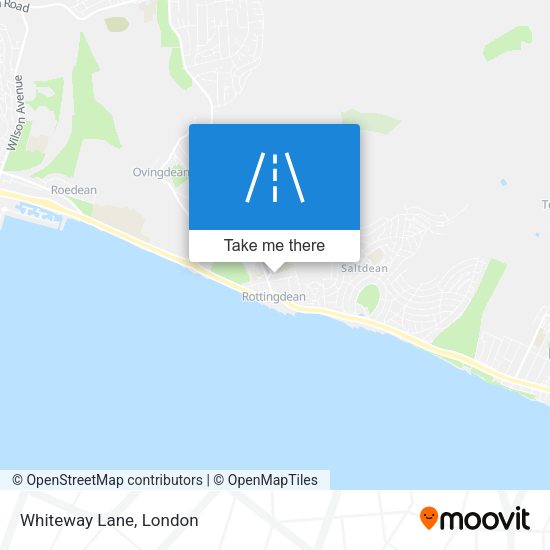 Whiteway Lane map