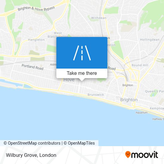 Wilbury Grove map