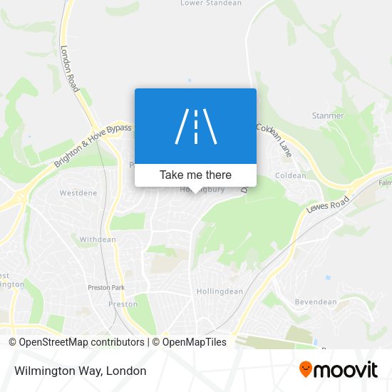 Wilmington Way map