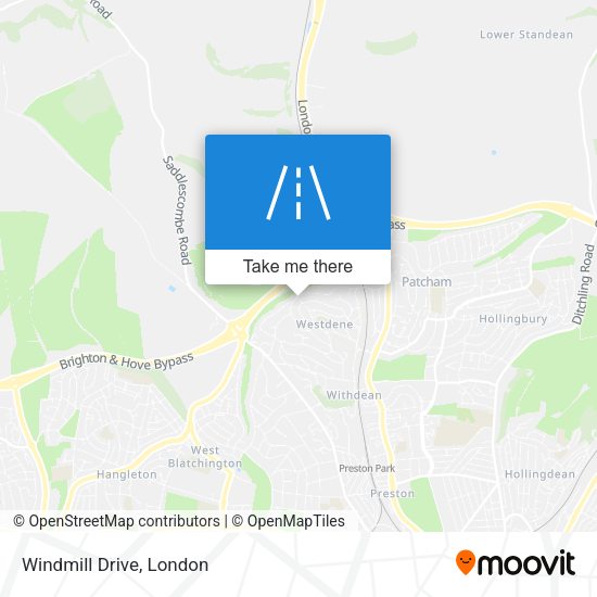 Windmill Drive map