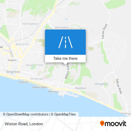 Wiston Road map