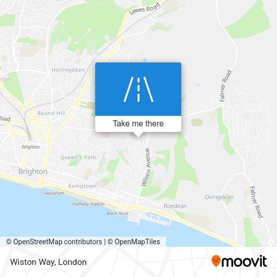 Wiston Way map