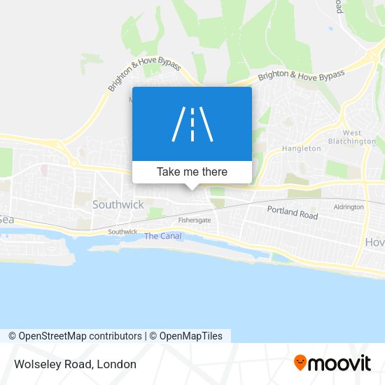 Wolseley Road map