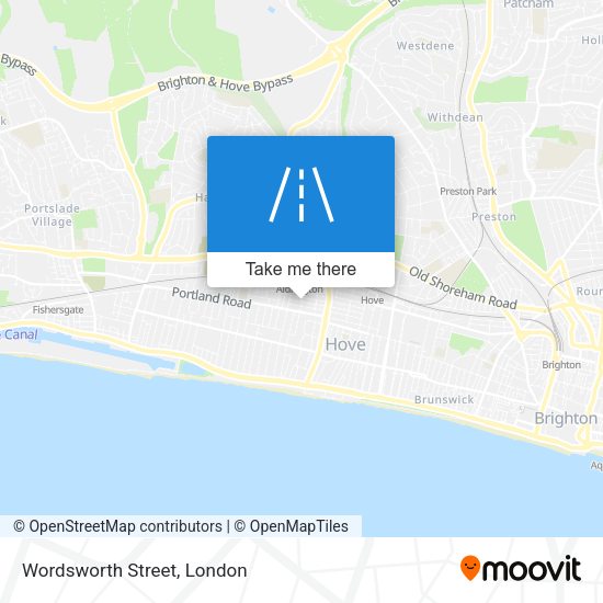 Wordsworth Street map