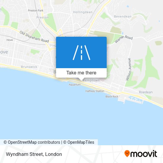 Wyndham Street map