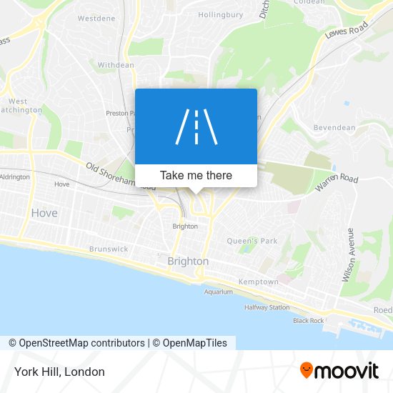 York Hill map
