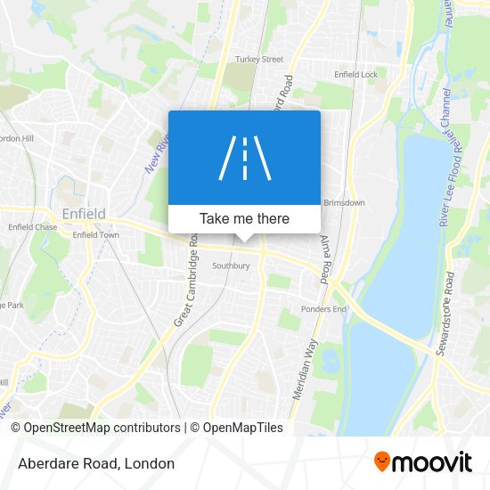 Aberdare Road map