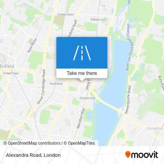 Alexandra Road map