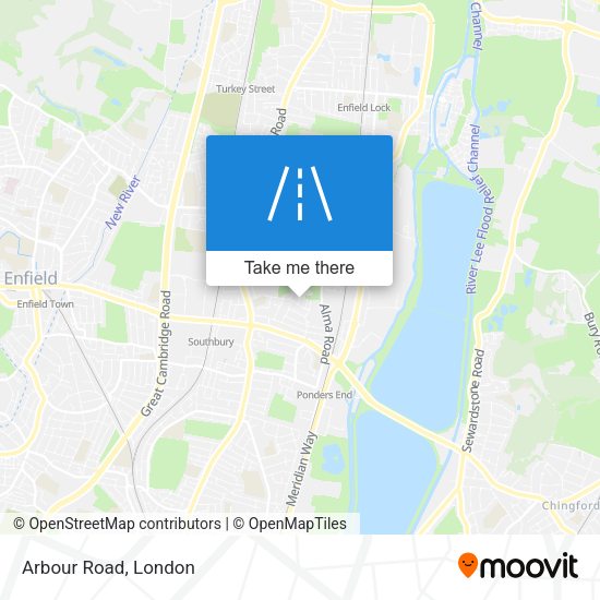 Arbour Road map