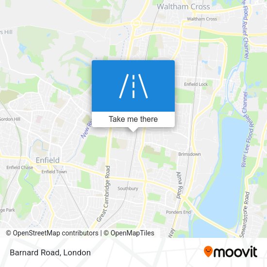 Barnard Road map