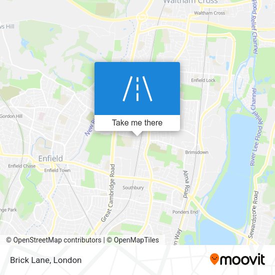 Brick Lane map