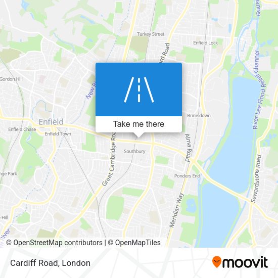Cardiff Road map