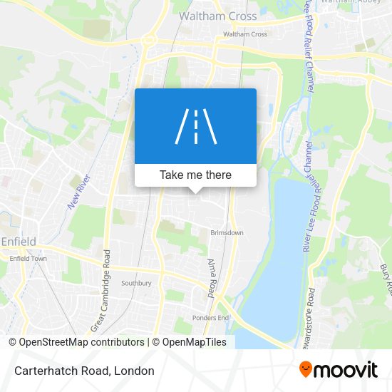 Carterhatch Road map