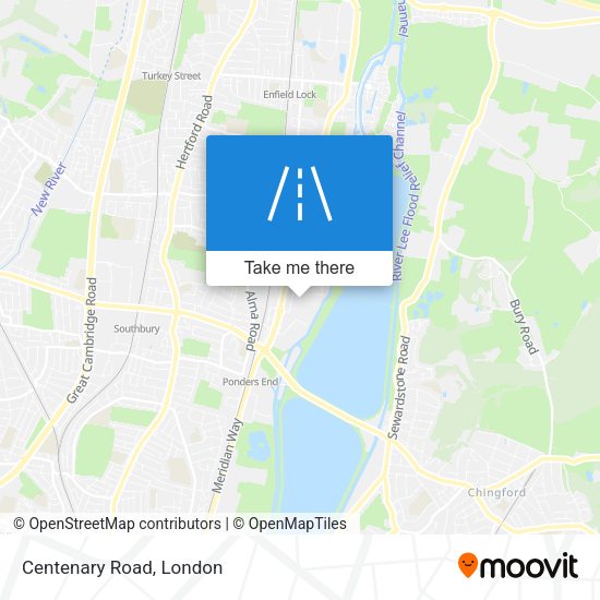 Centenary Road map