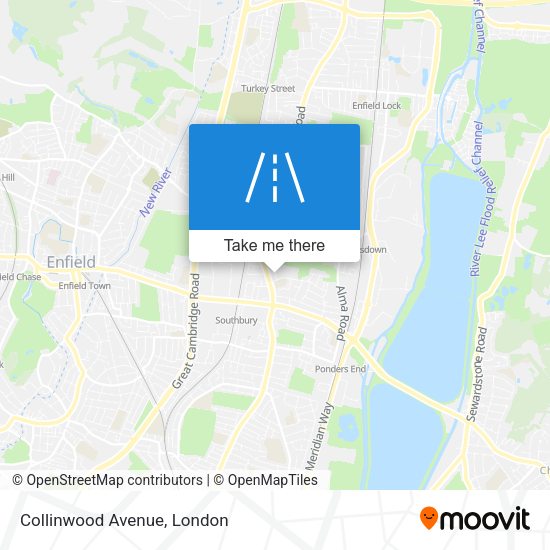 Collinwood Avenue map