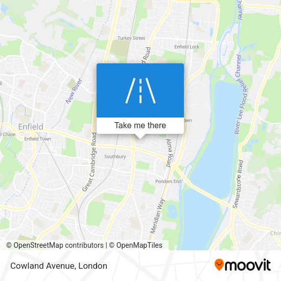 Cowland Avenue map