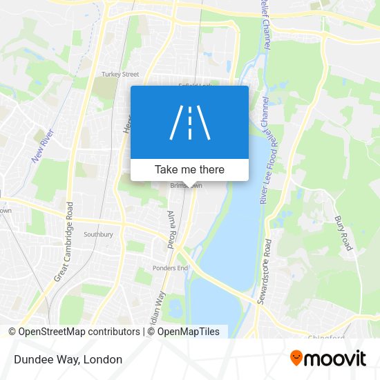 Dundee Way map