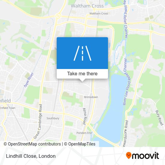 Lindhill Close map