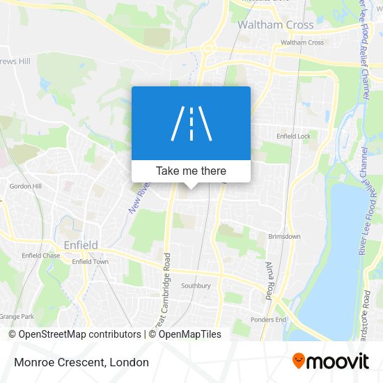 Monroe Crescent map