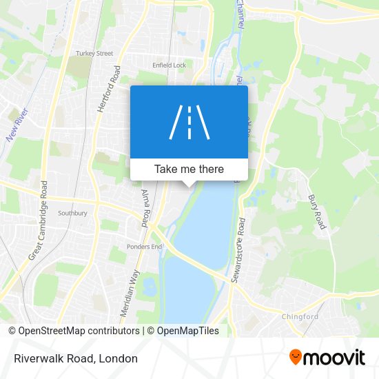 Riverwalk Road map