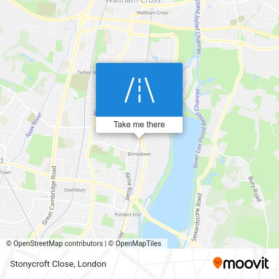 Stonycroft Close map