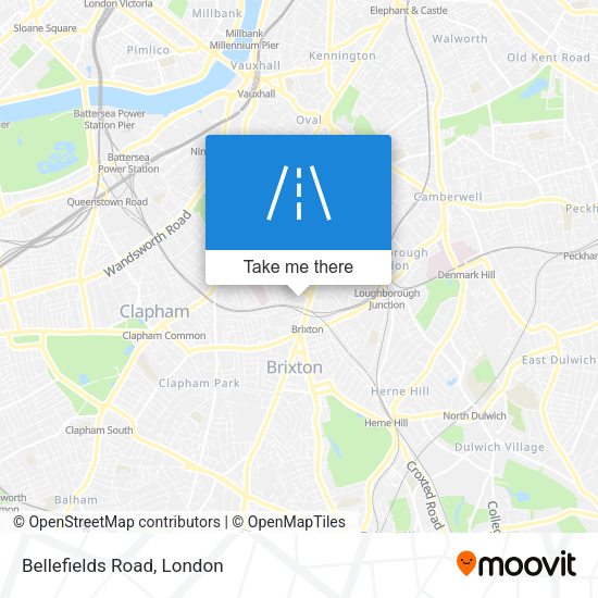 Bellefields Road map