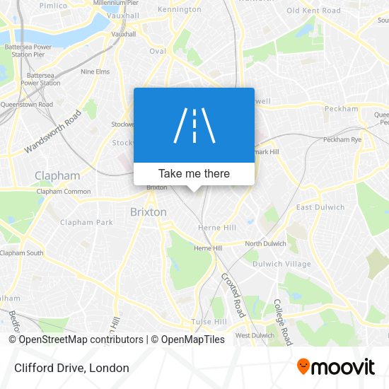 Clifford Drive map