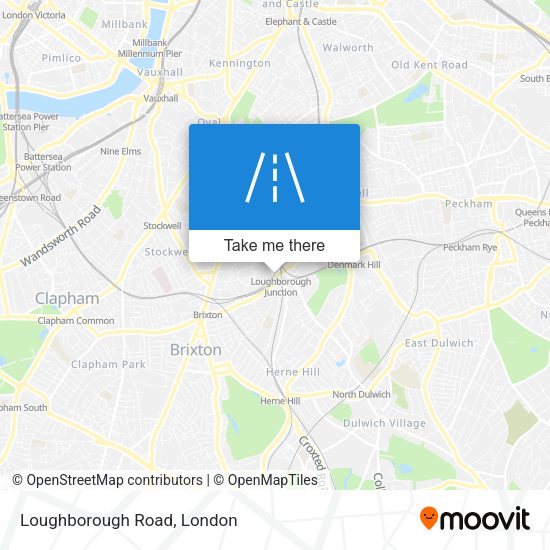 Loughborough Road map