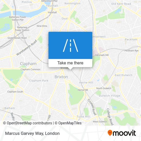 Marcus Garvey Way map