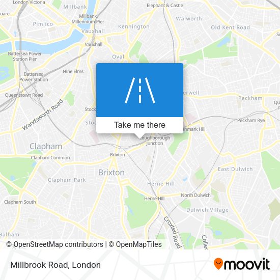 Millbrook Road map