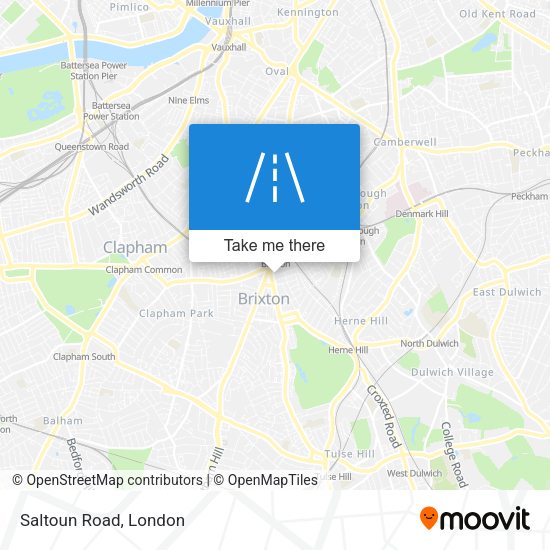 Saltoun Road map