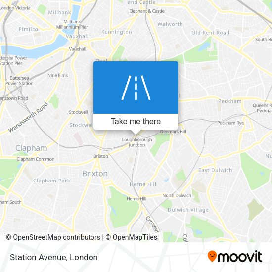Station Avenue map