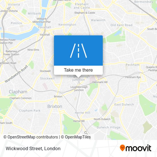 Wickwood Street map