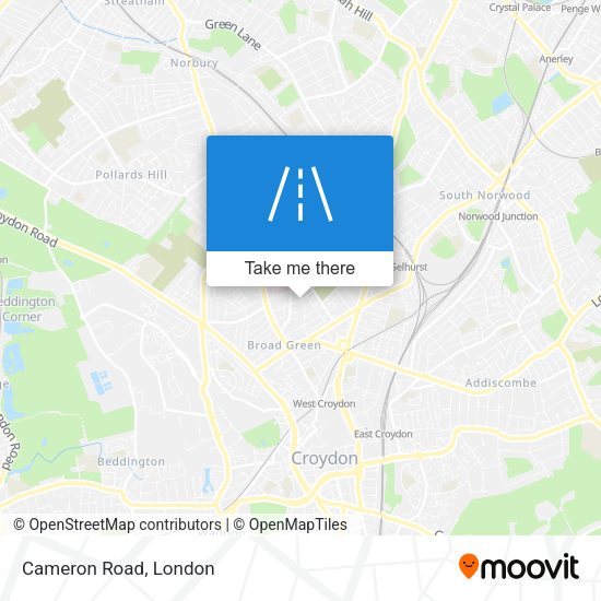 Cameron Road map
