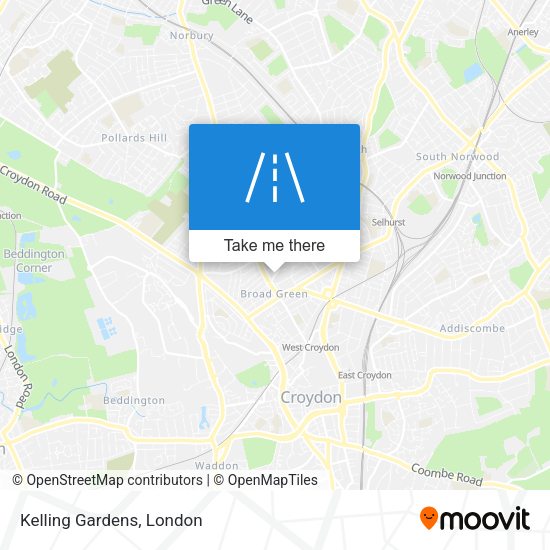 Kelling Gardens map
