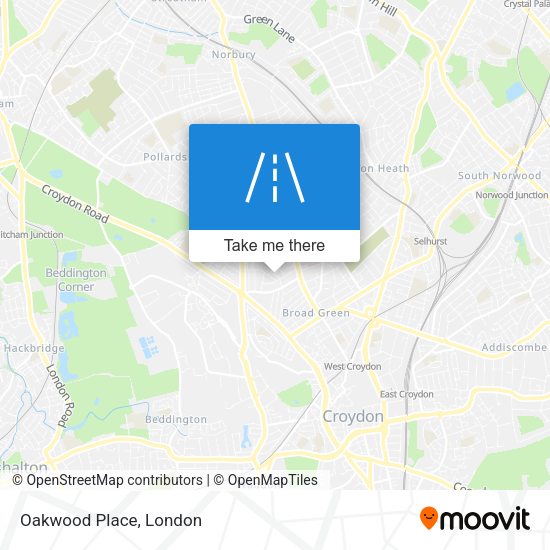 Oakwood Place map
