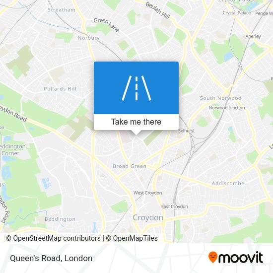 Queen's Road map