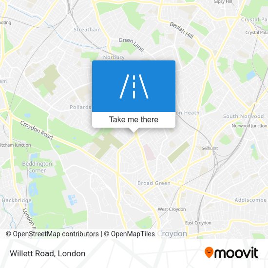 Willett Road map