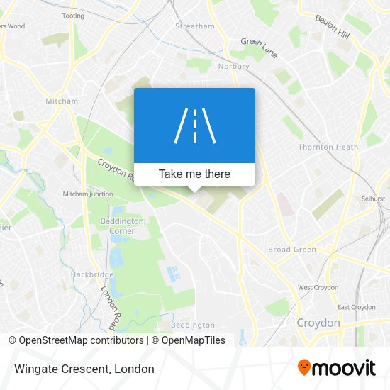 Wingate Crescent map