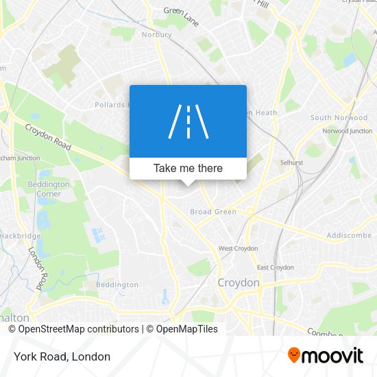 York Road map