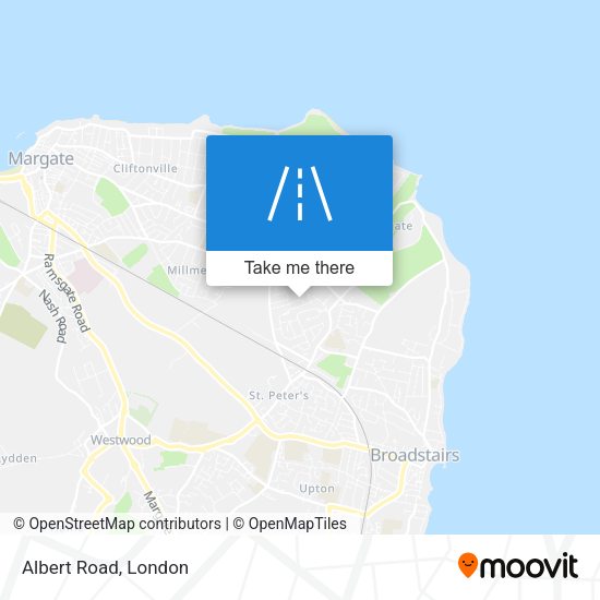Albert Road map