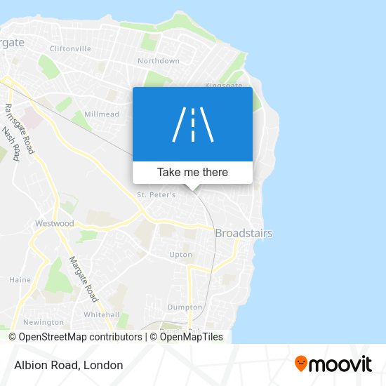 Albion Road map