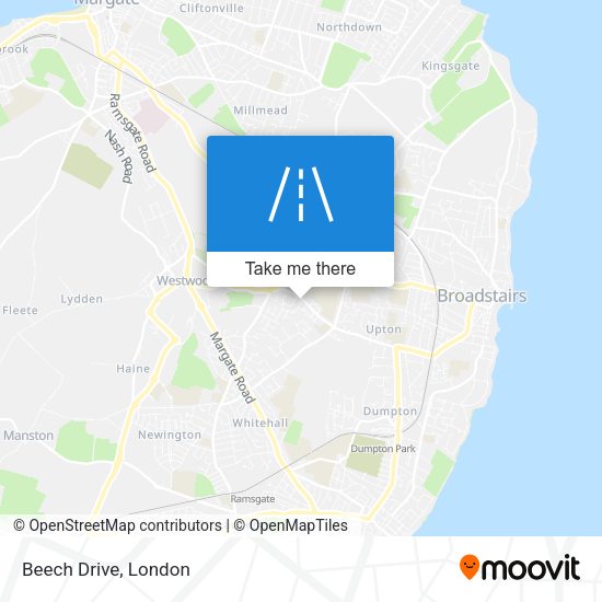 Beech Drive map