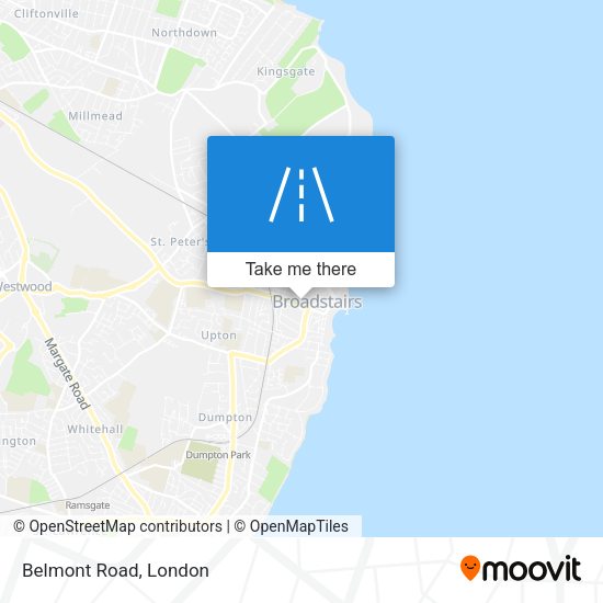 Belmont Road map