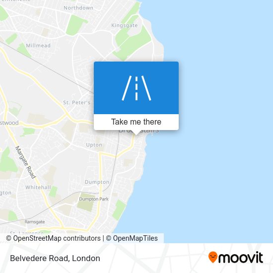 Belvedere Road map