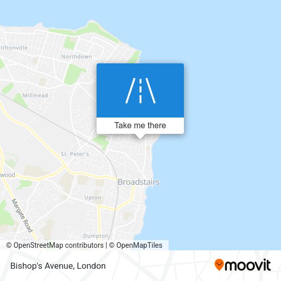 Bishop's Avenue map