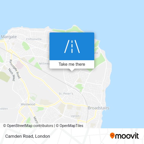 Camden Road map